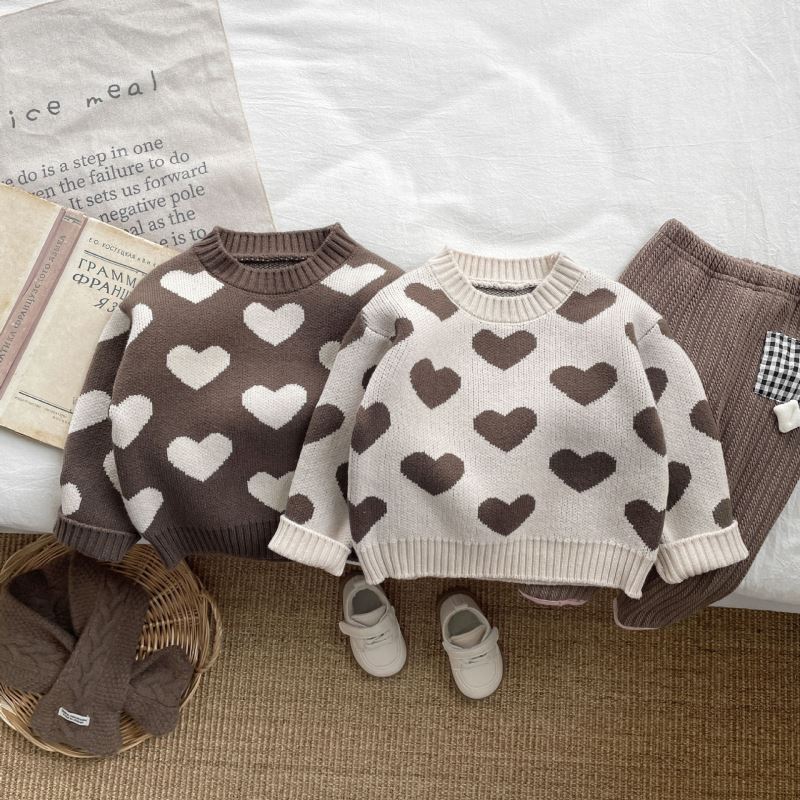 2024★秋冬新作★韓国風子供服★セーター★66〜100 2色