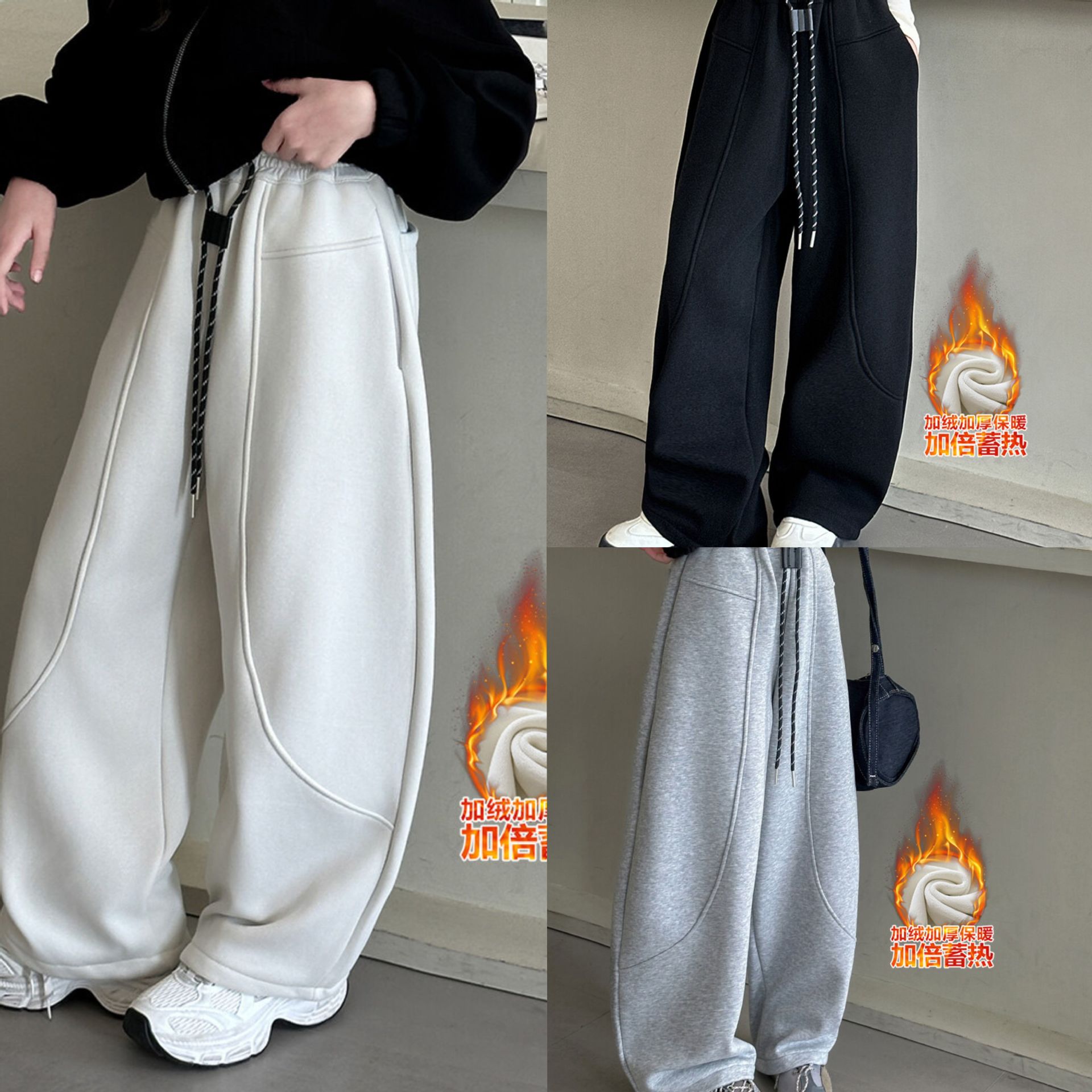 2024冬新品★子供服　ズボン 裏起毛★120cm〜170cm 3色