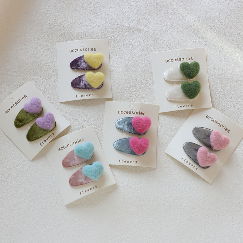 雑貨★子供用髪飾り　ヘアビン★アクセサリー★9色