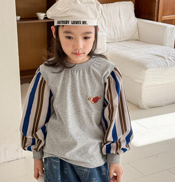 2025春新品SJ★子供服　トップス★80cm〜130cm 2色