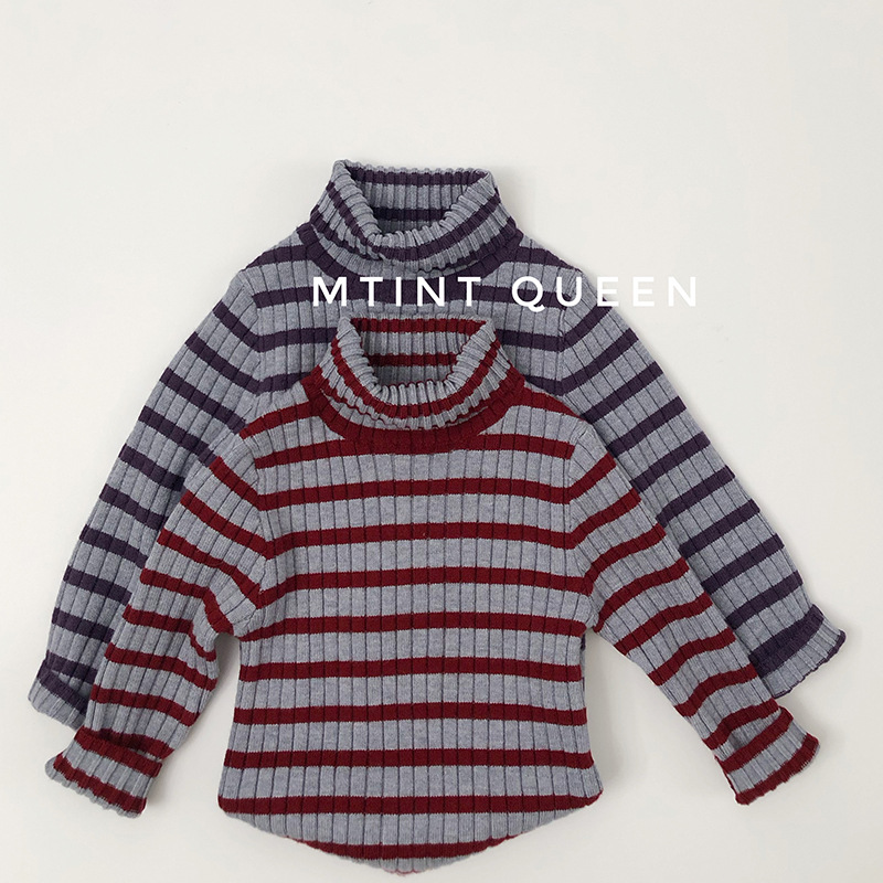 「2024」子供服★トップス★ニット★セーター★韓国風子供服★2色80cm〜130cm