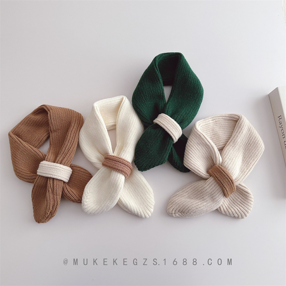 「2024」★子供用★マフラー★防寒★襟巻き★ネックウォーマー★キッズ★暖かい★4色