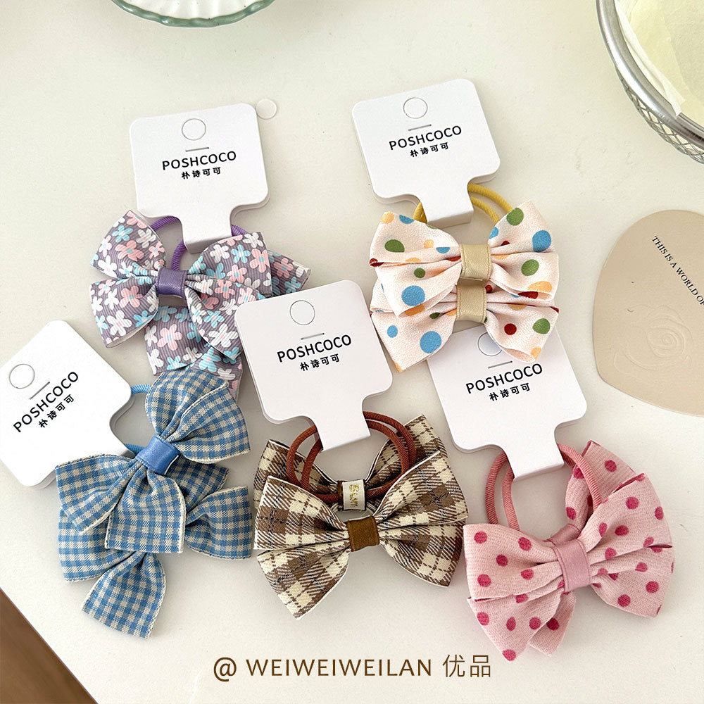 雑貨★子供用髪飾り　ヘアバンド　ヘアゴム★アクセサリー★5色