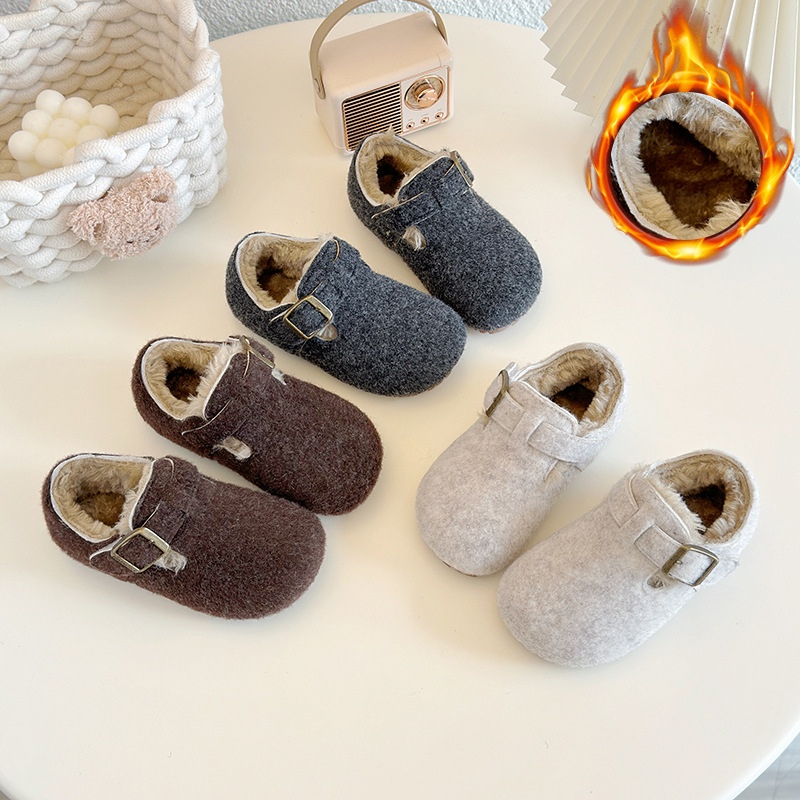 「2024」靴★子供靴★キッズ靴★シューズ★キッズ★裏起毛★3色21#〜36#