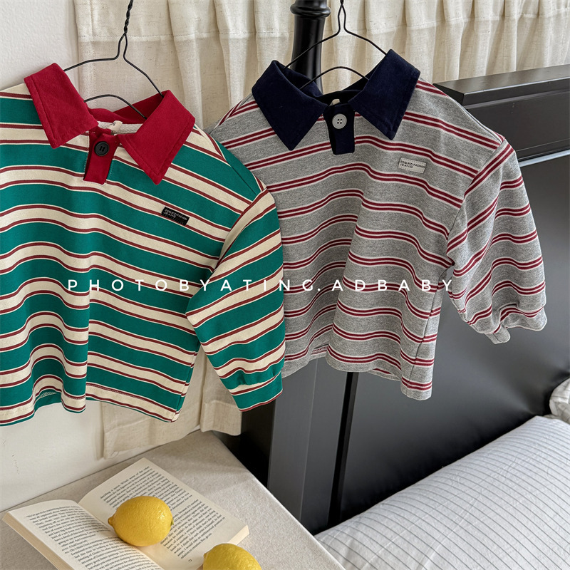 「2024」子供服★トップス★Tシャツ★長袖★韓国風子供服★2色80cm〜130cm