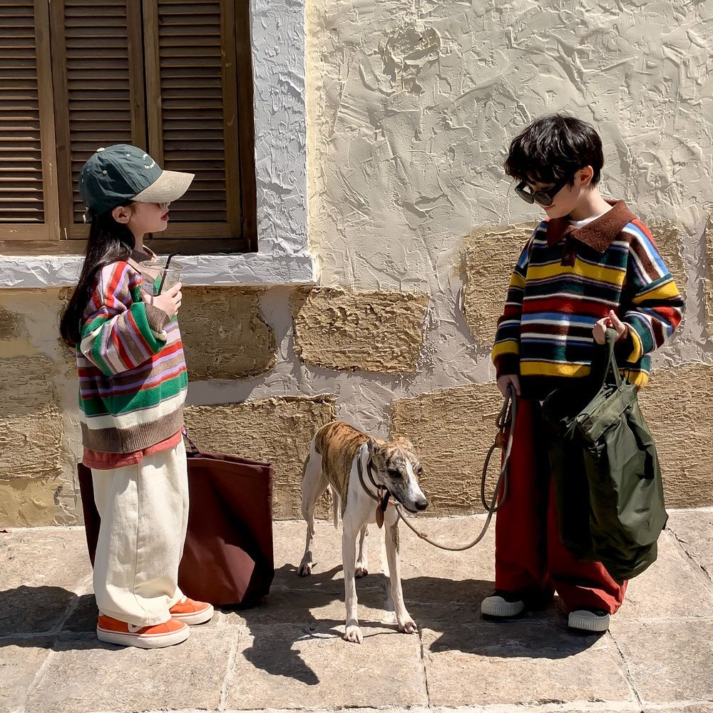 2024★秋冬新作★韓国風子供服★セーター★90cm〜150cm 2色