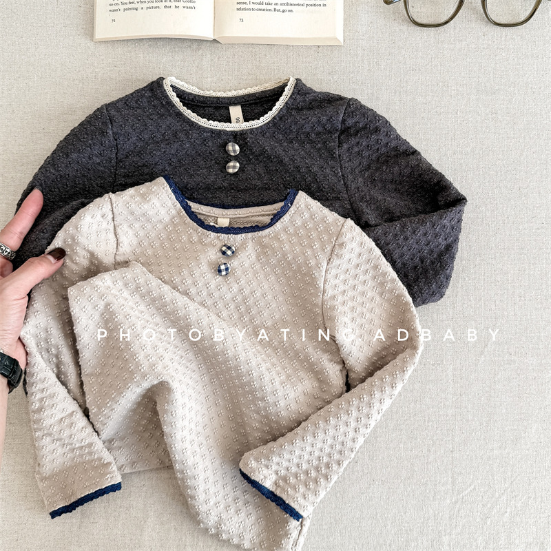 2025新作SJ★子供服　トップス★80cm〜130cm 2色