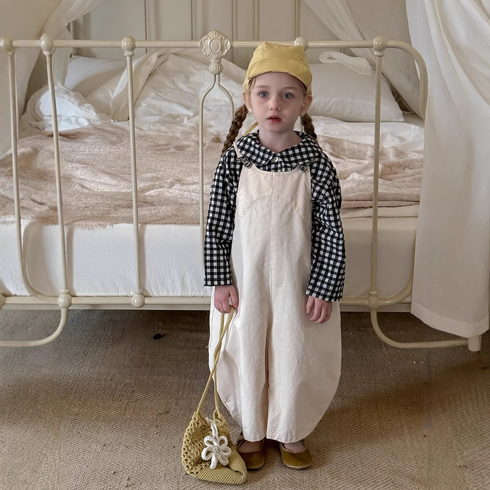 2025春新品ZXR★子供服　サロペット★90cm〜150cm 2色