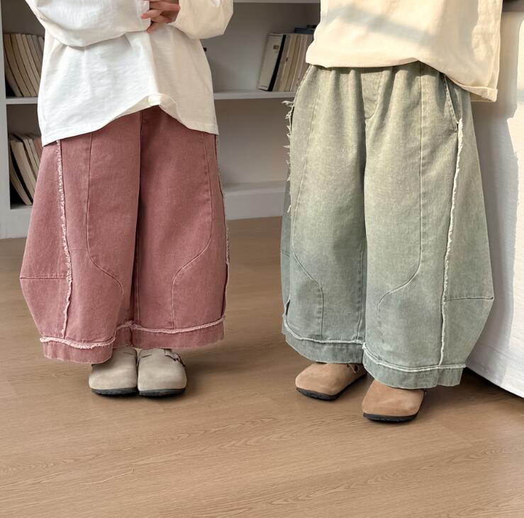 2025春新作MXM★子供服　ズボン★90cm〜150cm 2色