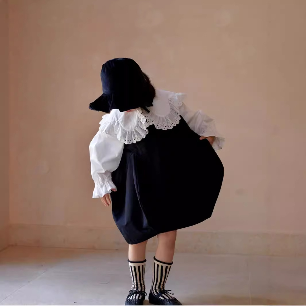 2025★春秋新作★韓国風子供服★トップス+ワンピース★7〜15