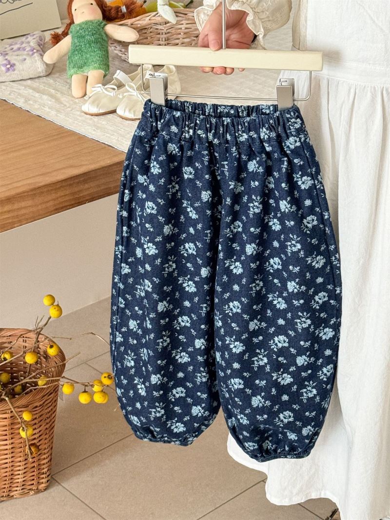 「2025」子供服★ズボン★ボトムス★花柄★韓国風子供服★90cm〜140cm