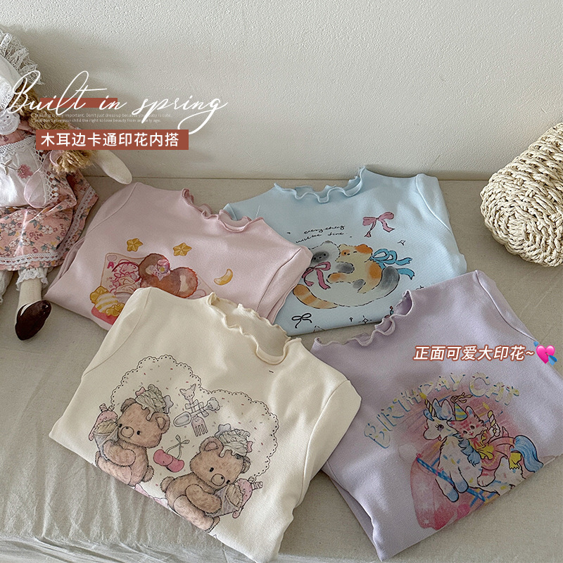 2025新作★子供服　トップス★90cm〜150cm 4色