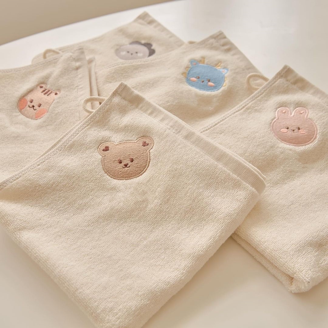 2025★ベビー用★タオル★スカーフ★涎掛け★30*30 12色