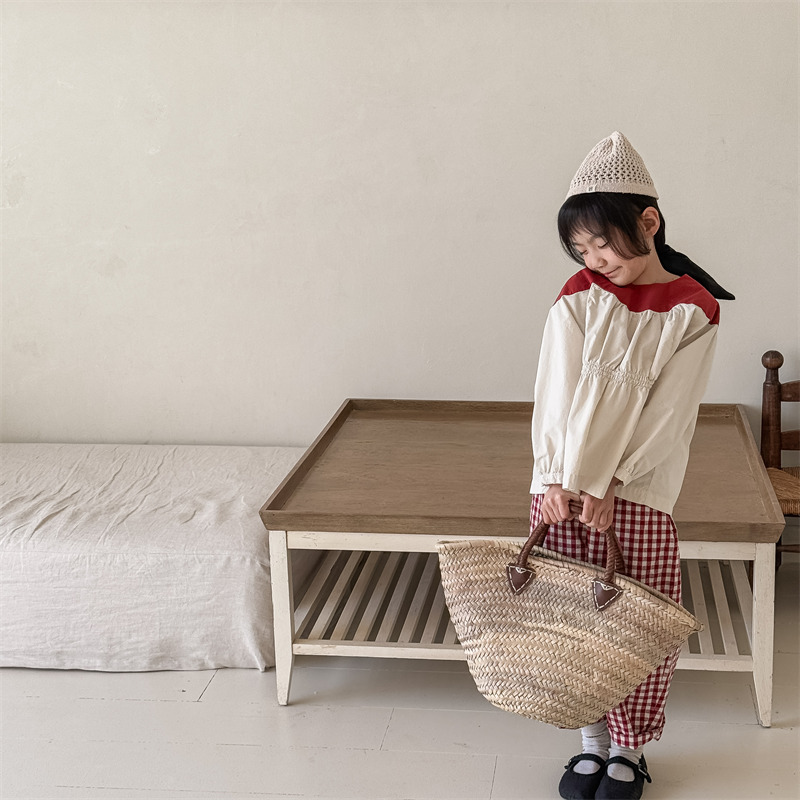 2025新作SJ★子供服　トップス★80cm〜130cm 2色