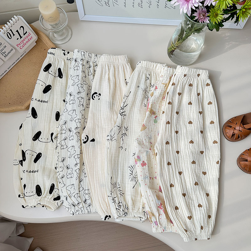 2025夏新入荷★子供服　ズボン★90cm〜140cm 6色