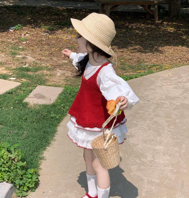 2025新作★子供服　トップス&ニットベスト&スカート分けて★90cm〜140cm