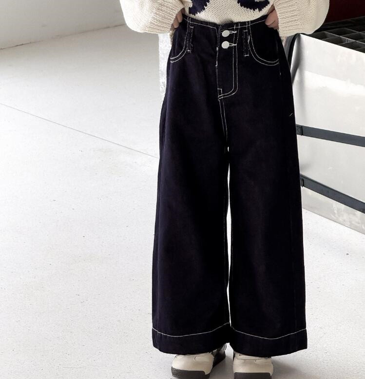 「2025」子供服★ボトムス★ジーンズ★ズボン★韓国風子供服★90cm〜140cm