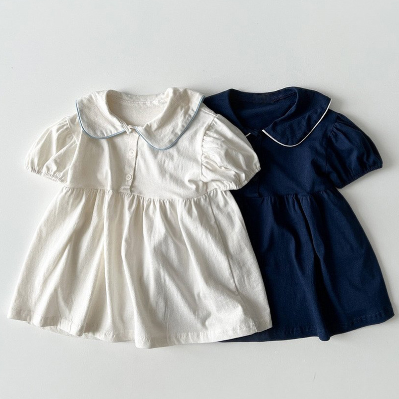 「2025」子供服★ワンピース★半袖★韓国風子供服★2色80cm〜130cm