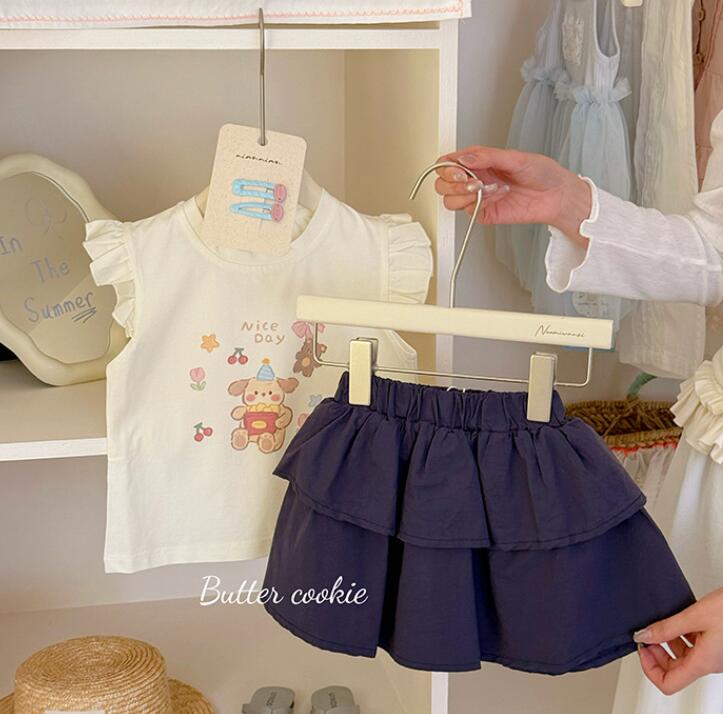 2025夏新作★子供服　トップス&スカート分けて★90cm〜140cm