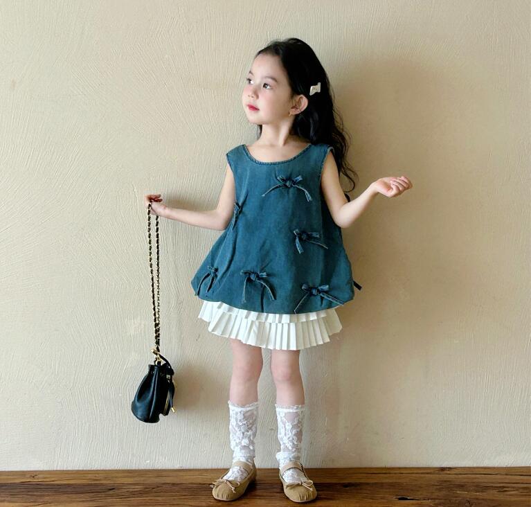 2025夏新作★子供服　トップス&スカート分けて★90cm〜140cm