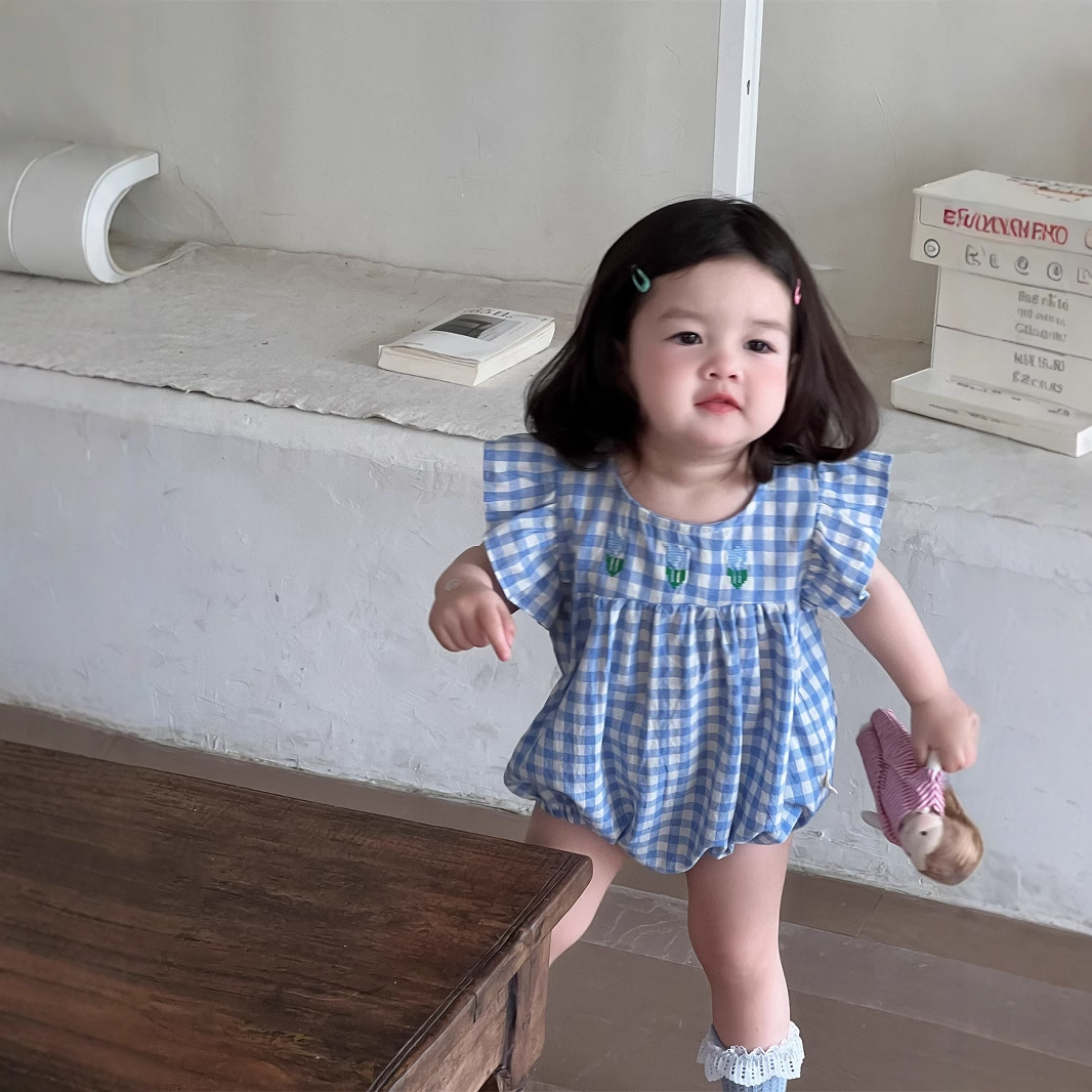 2025新入荷★ベビー服　ロンパース★66cm〜90cm 2色
