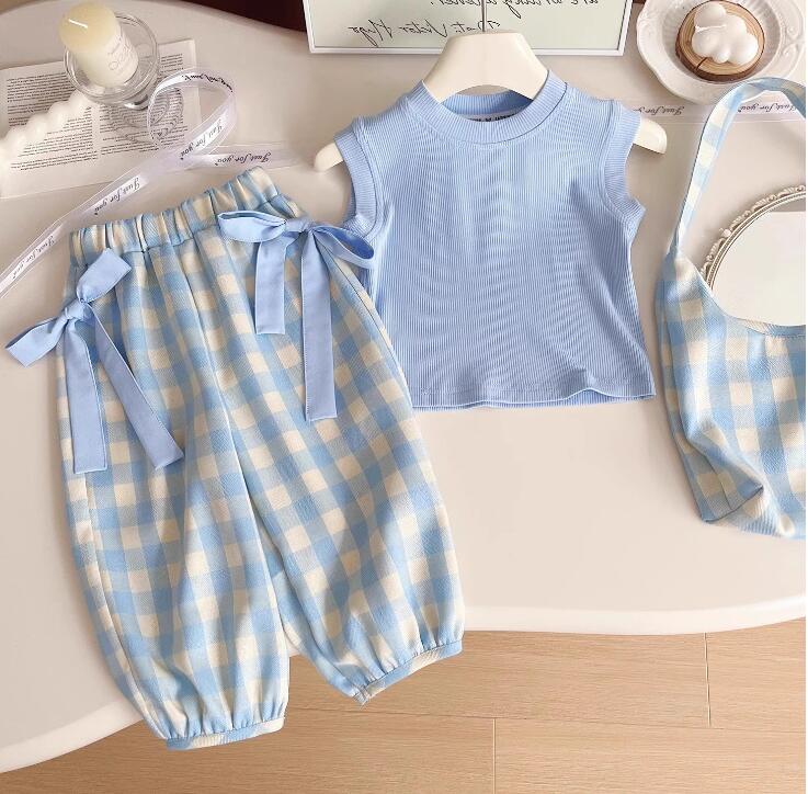 2025新品SC★子供服　トップス+ズボン+バッグ　セットアップ★7/90-95cm〜17/130-140cm