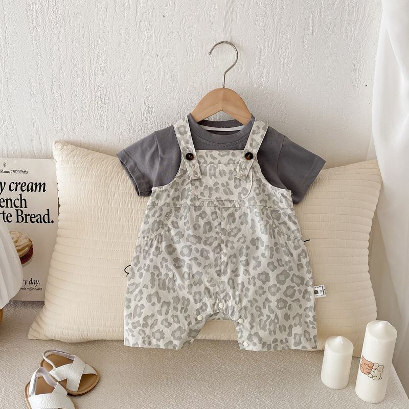 「2025」子供服★Tシャツ+サロペット★セットアップ★韓国風子供服★66cm〜90cm