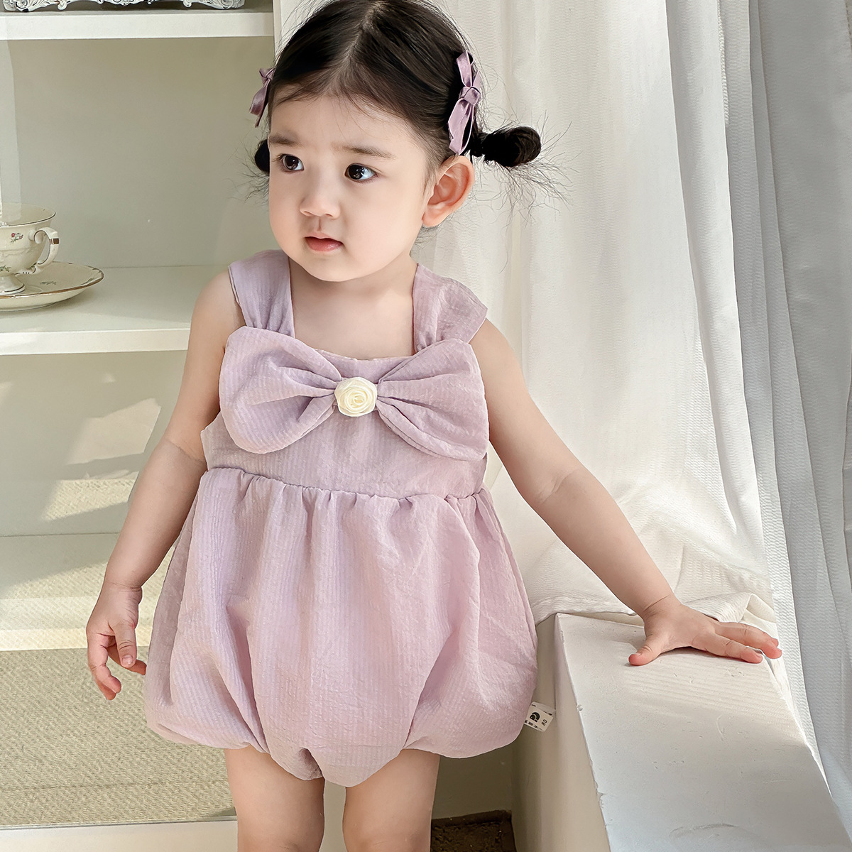 「2025」子供服★ロンパース★袖なし★ベビー★韓国風子供服★66cm〜90cm