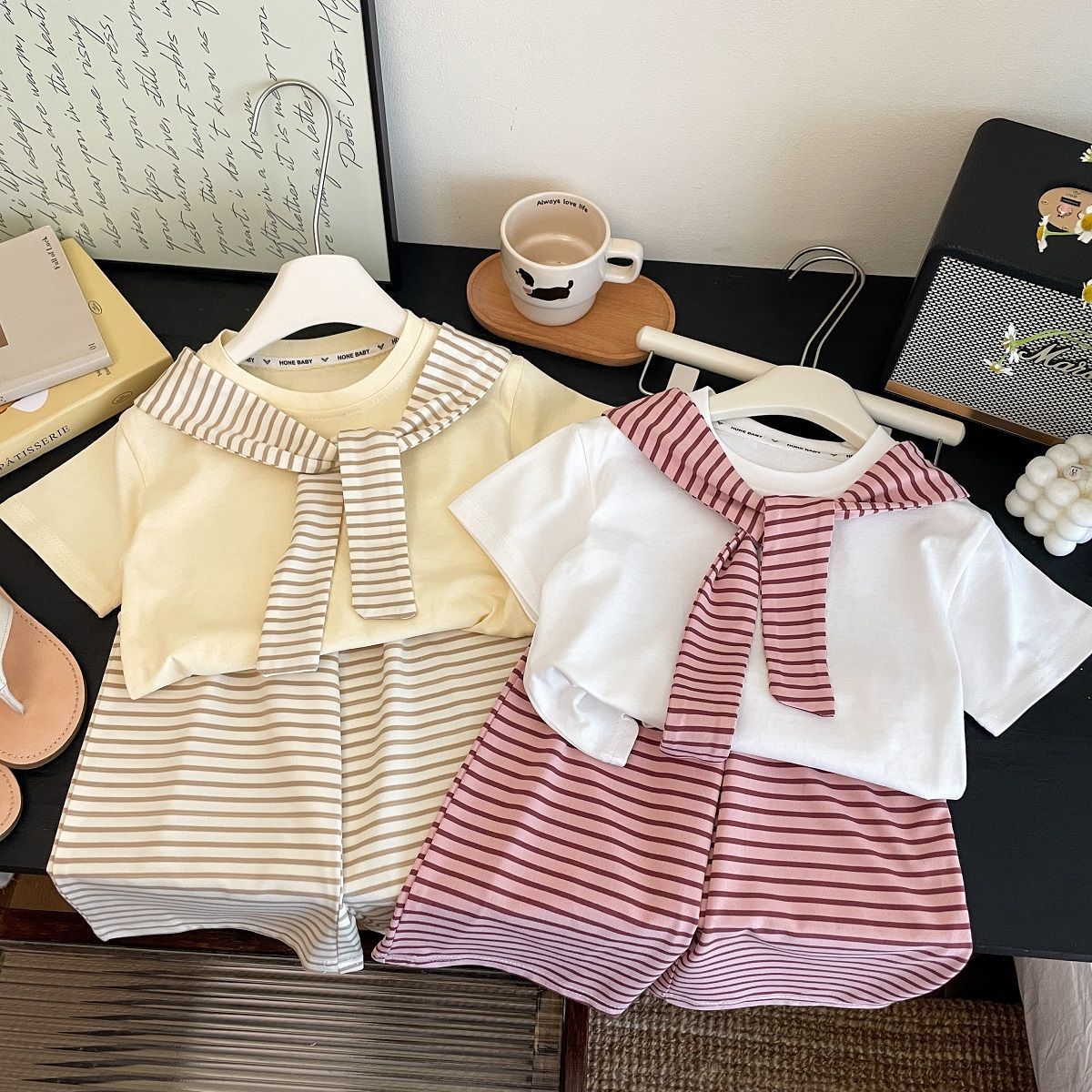 「2025」子供服★トップス+ズボン★セットアップ★韓国風子供服★2色80cm〜140cm