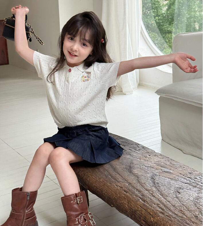 2025新作A★子供服　ニットトップス&スカート分けて★90cm〜170cm