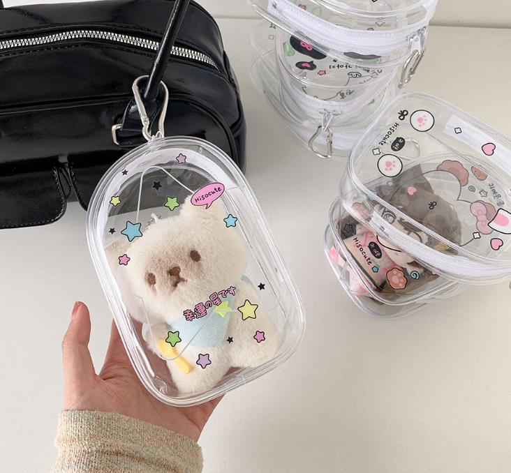 ★可愛いキーホルダー　装飾品★透明バッグ収納★6種