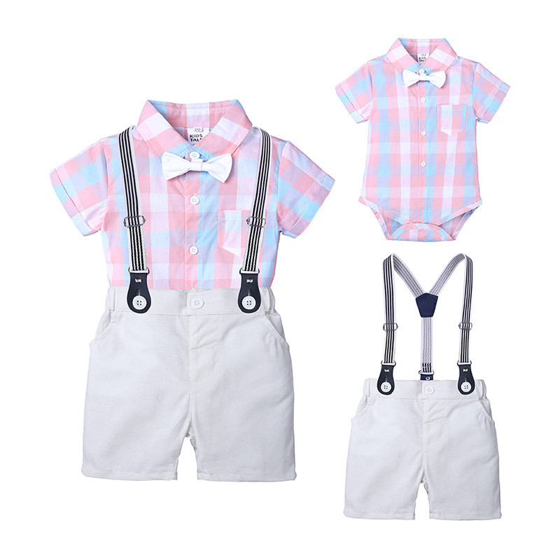 「2025」子供服★ロンパース+サロペット★セットアップ★格好いい★3色70cm〜100cm