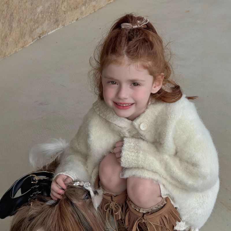 2025秋新品otaly★子供服 カーディガン★90cm〜130cm 2色