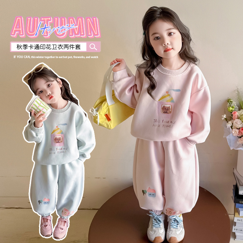 2025★新作★韓国風ベビー服★トップス+ズボン★100cm〜140cm 2色