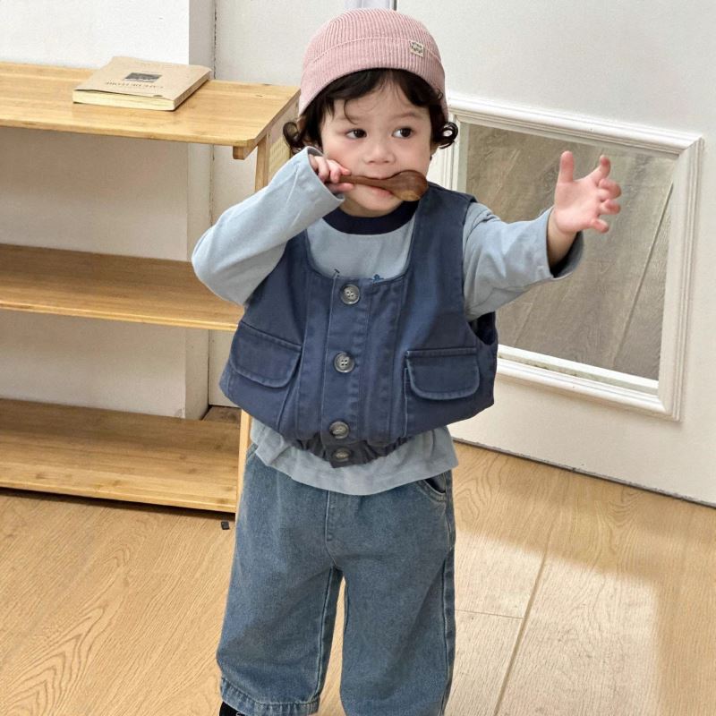2025秋新品★子供服　トップス&ベストコート&ズボン★73CM〜110cm