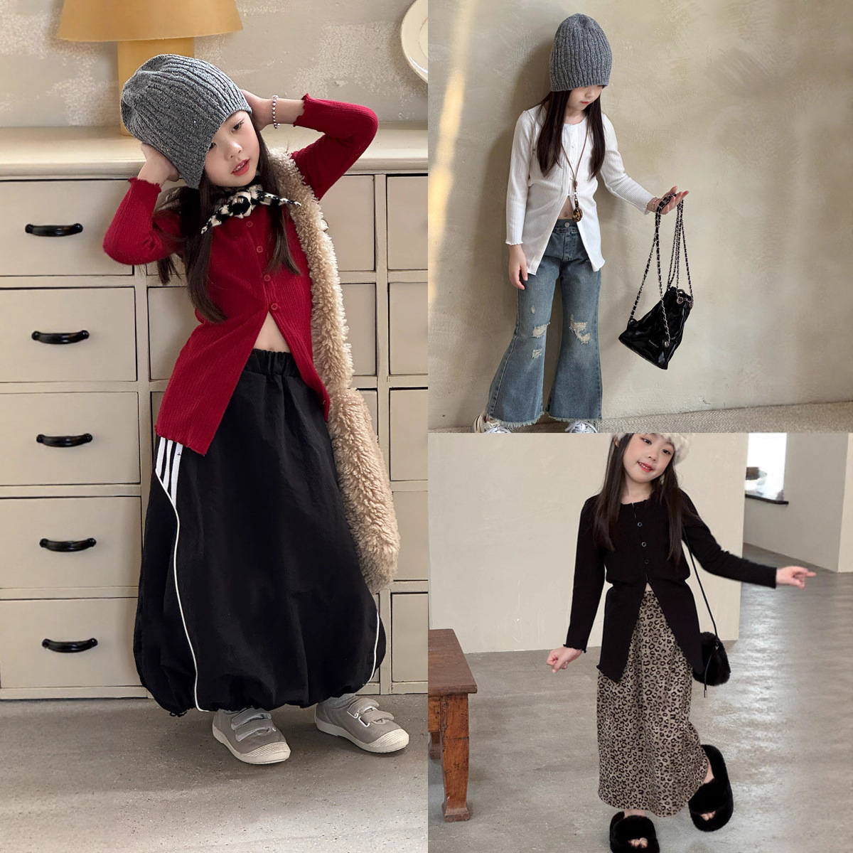 2025秋新作Y★子供服 　カーディガン★90cm〜150cm 3色