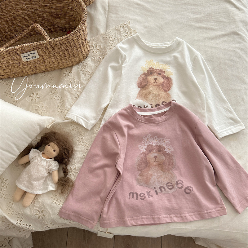 2025秋新作XF★子供服　トップス★80cm〜130cm 2色