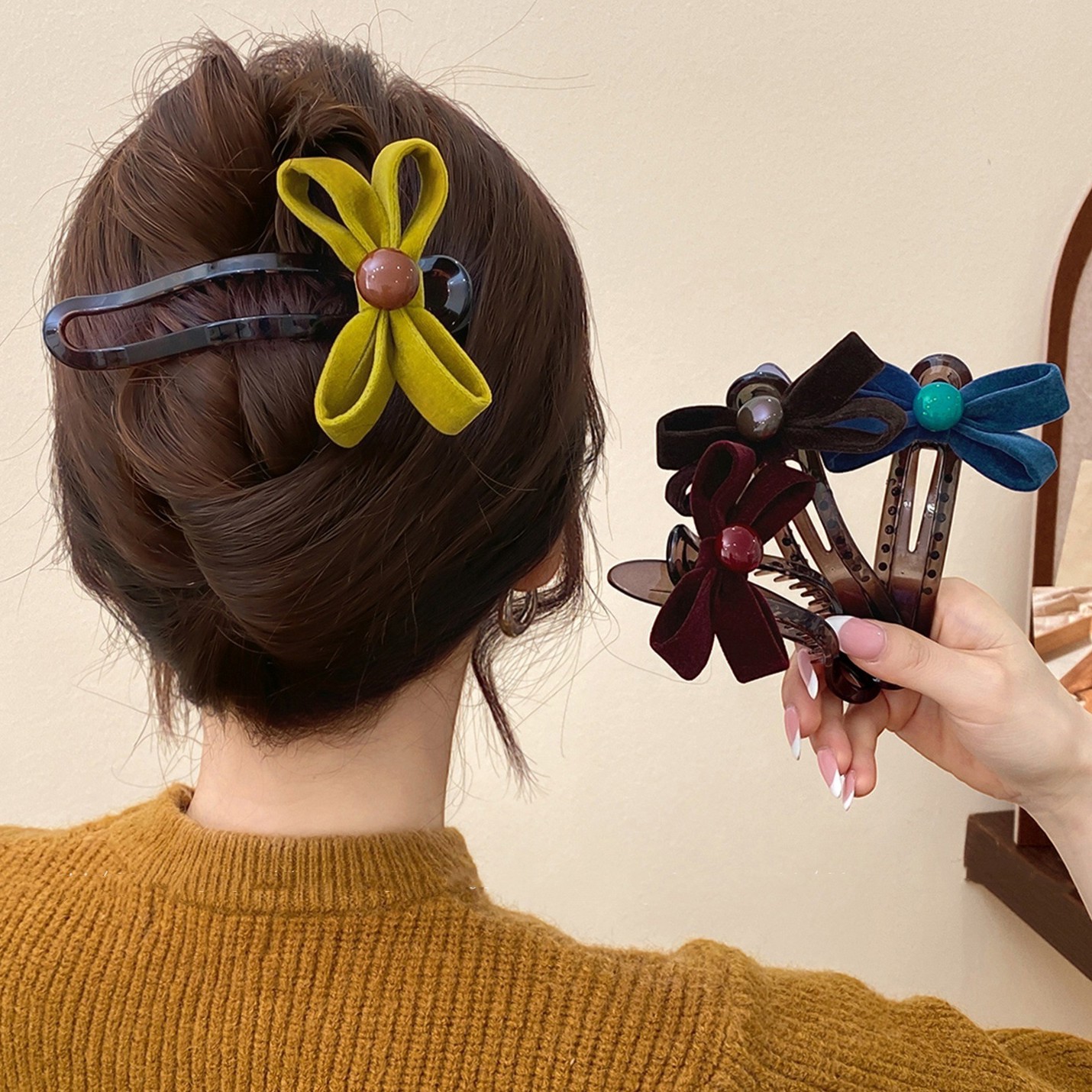 2025年新品★髪飾り　アクセサリー★ヘアビン