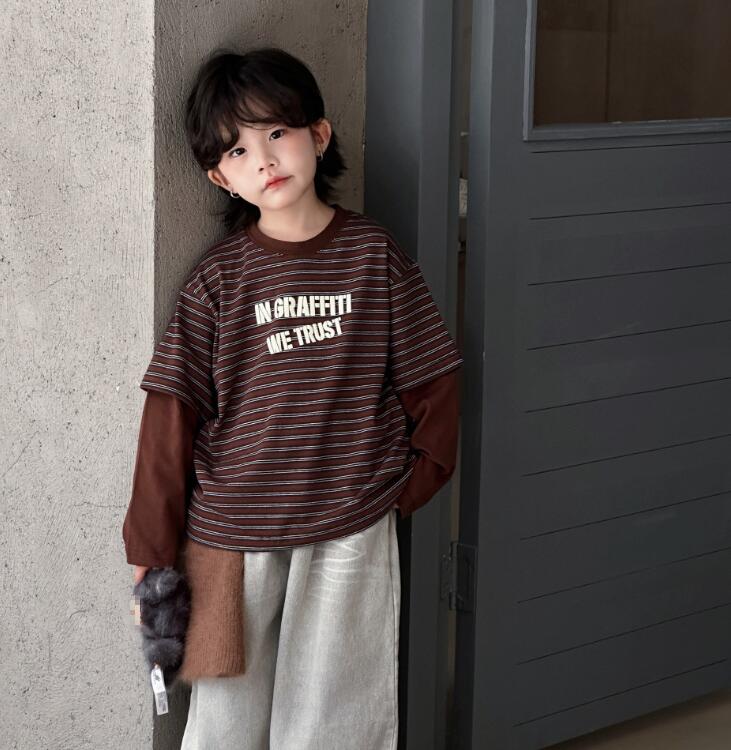 2025秋新作MT★子供服　トップス★90cm〜150cm
