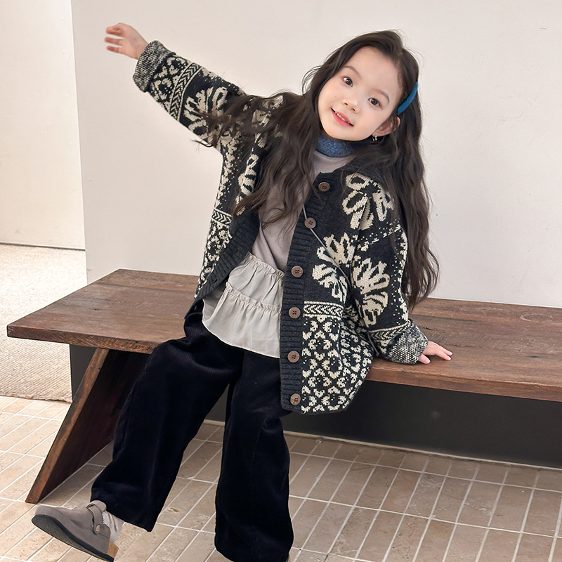 2025秋新品A★子供服 　カーディガン★90cm〜160cm