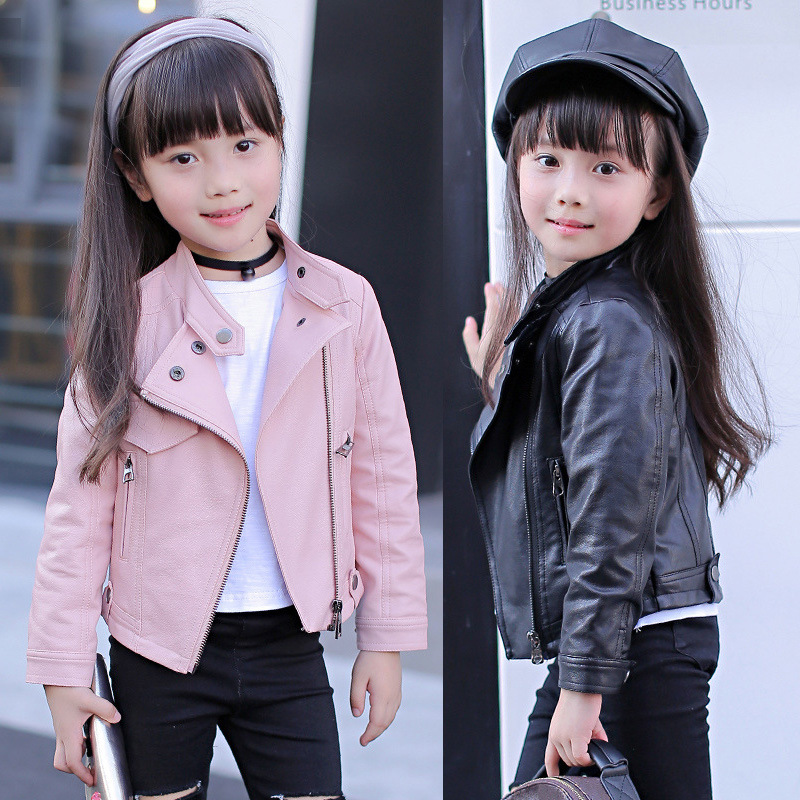 2025秋新品★子供服 　PUコート★110cm〜160cm 3色