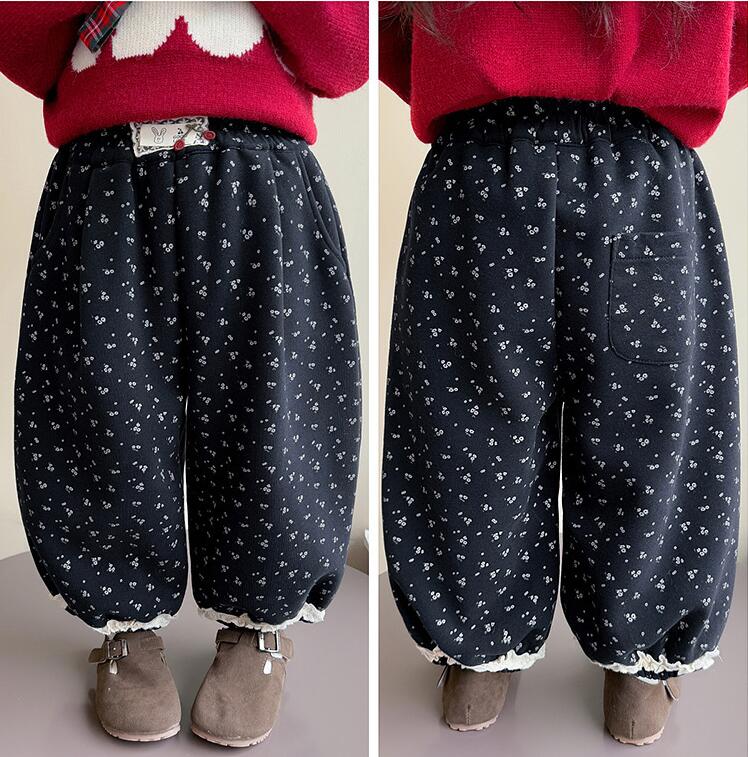 2025秋冬新品★子供服　ズボン　裏起毛★90cm〜140cm
