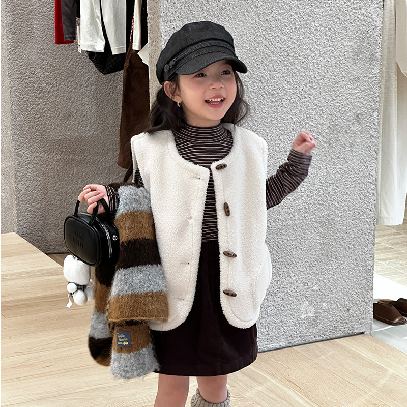2025秋冬A★子供服 　ベストコート★90cm〜170cm