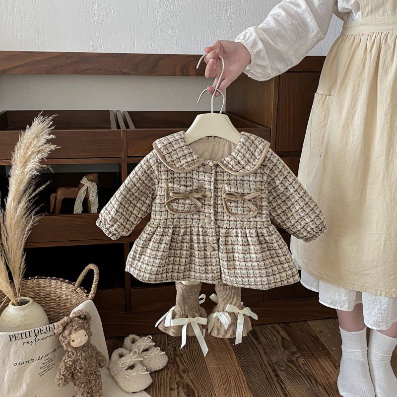 2025冬新品DX★子供服 　コート&レギンス分けて★73CM〜100cm