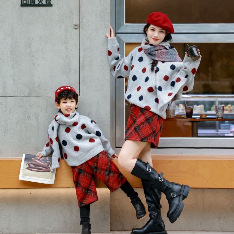 2025新品★子供服&親子服  セーター★90-140cm〜M