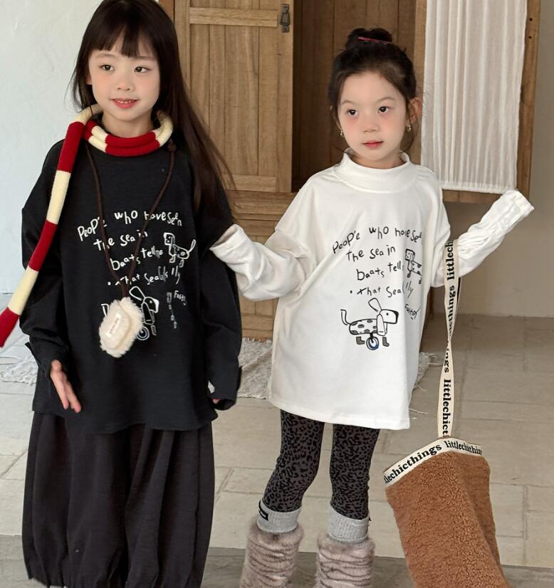 2025冬新品Y★子供服　トップス★90cm〜150cm 2色