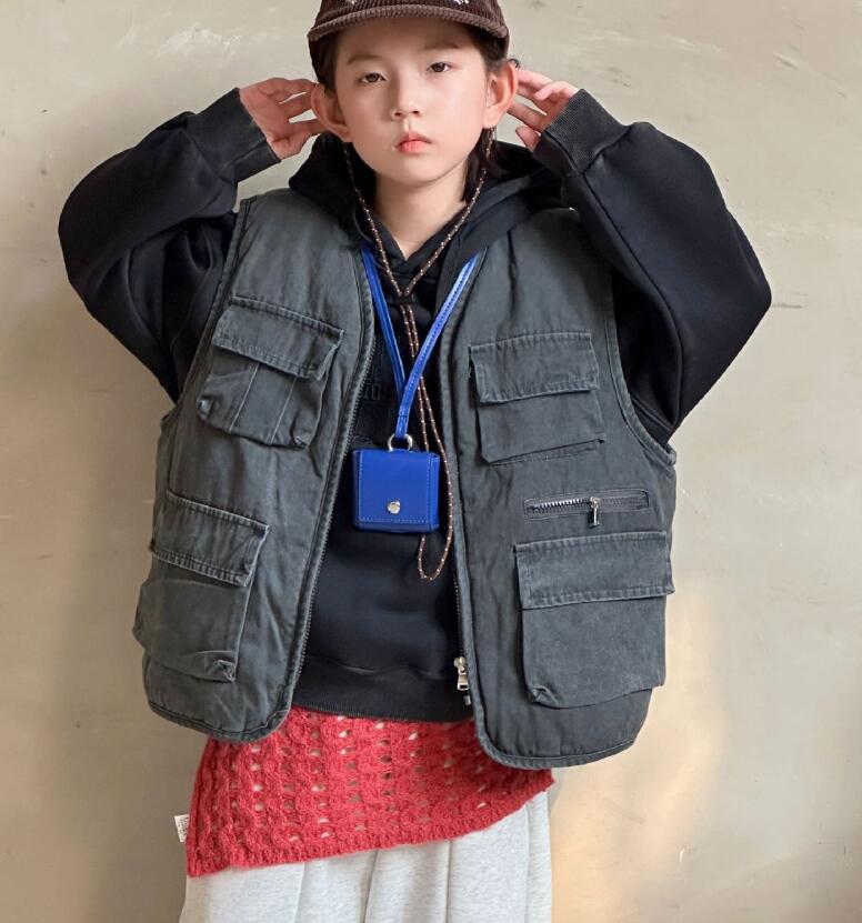 2025冬新品MXW★子供服 　ベストコート&パーカー分けて★90cm〜150cm