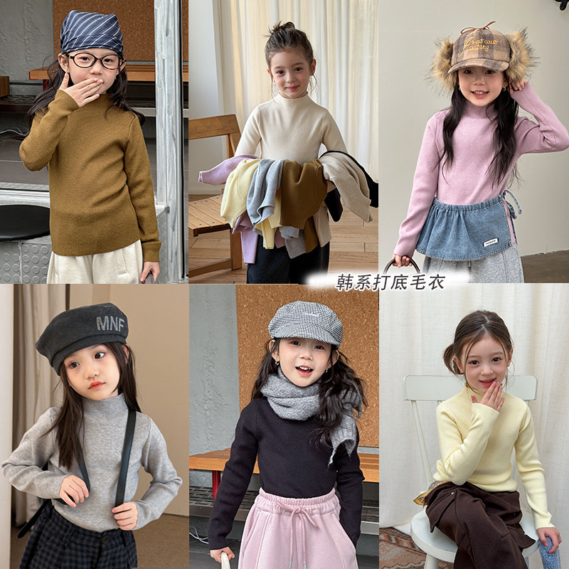 2025冬新品A★子供服　トップス★90cm〜160cm 6色