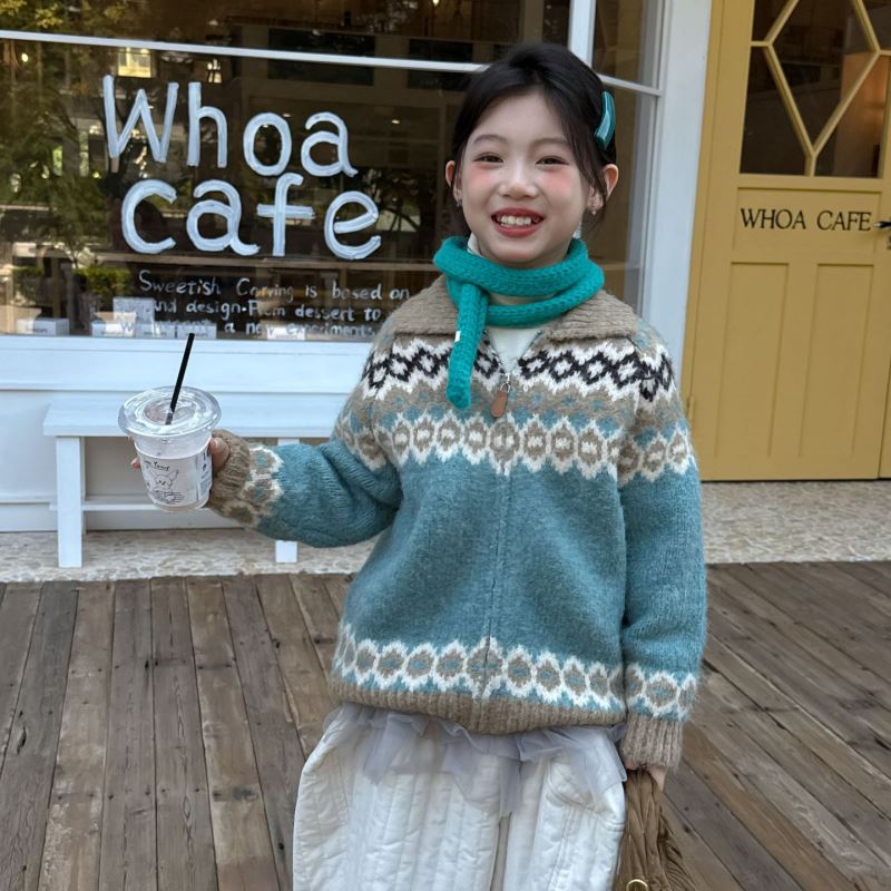 2025冬新品★子供服 　カーディガン★100cm〜160cm