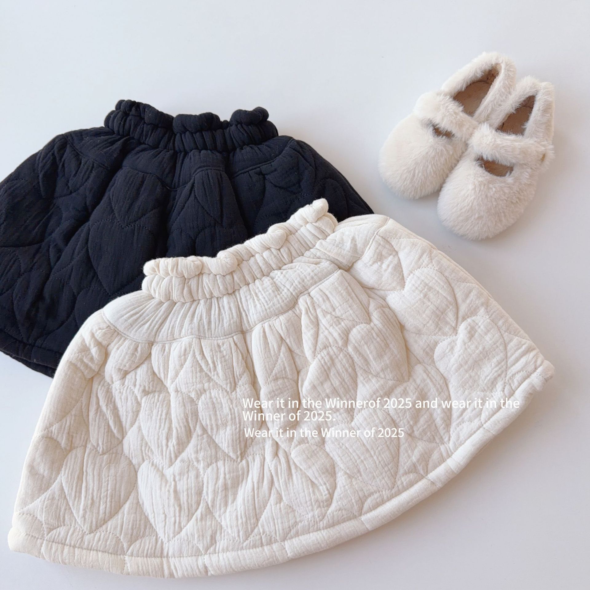 2025冬新品TQ★子供服　スカート★90cm〜150cm 2色